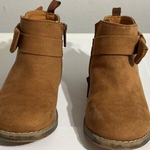 GAP Tan Suede Ankle Booties